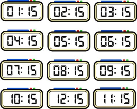 3 o'clock digital time|24.